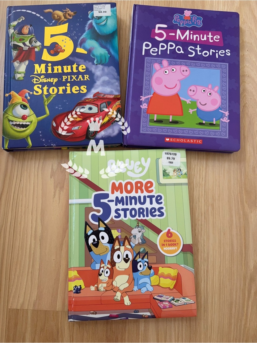 5-Minute Stories - Disney-Pixar & Peppa & Bluey Stories Books Set 3 Books